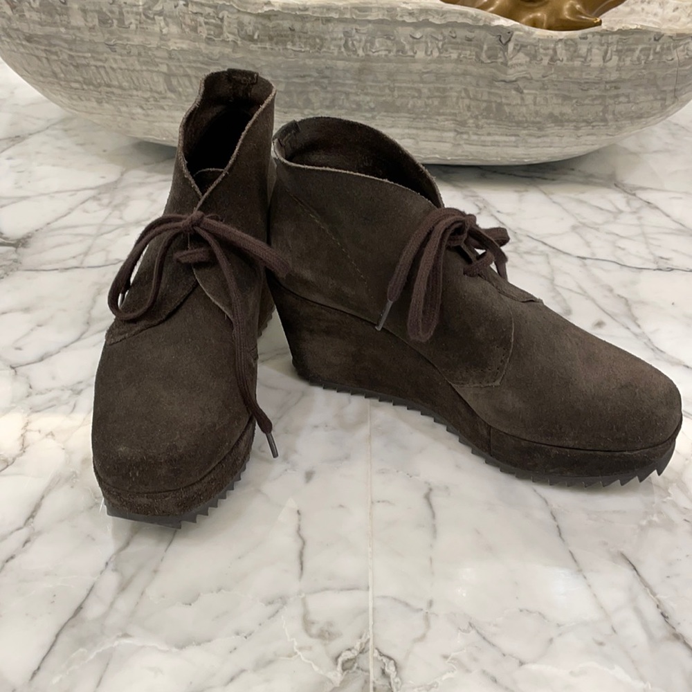 Suede booties
